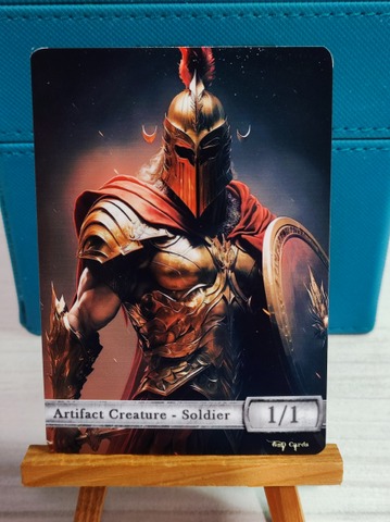Foil Artifact Soldier #23 AI ART